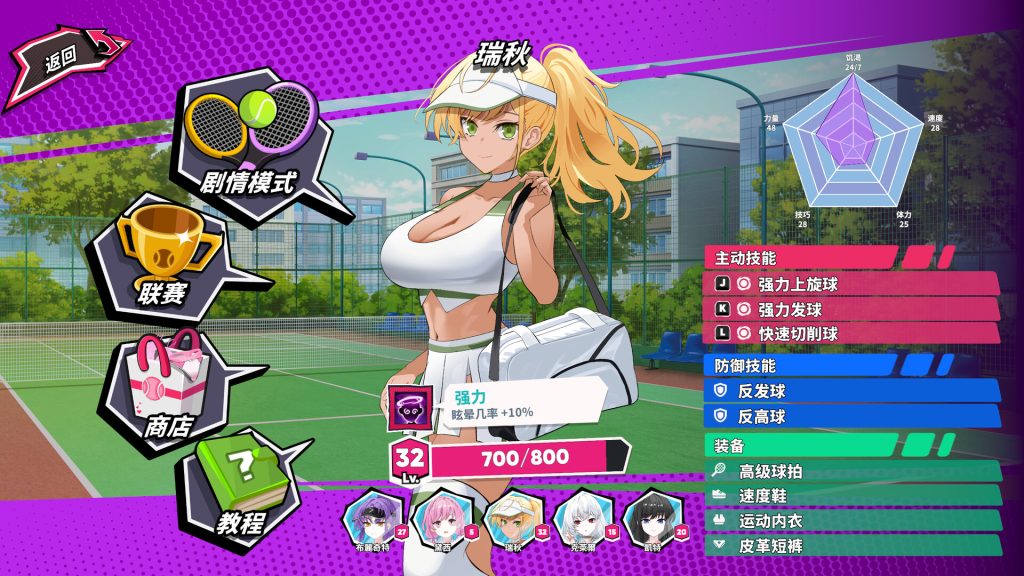 图片[3]-【仅PC/亚洲风SLG/动态/先行体验] 网球天使 TENNIS ANGELS EX 官方中文步兵版 [1.50G/百度]-ACG游戏网