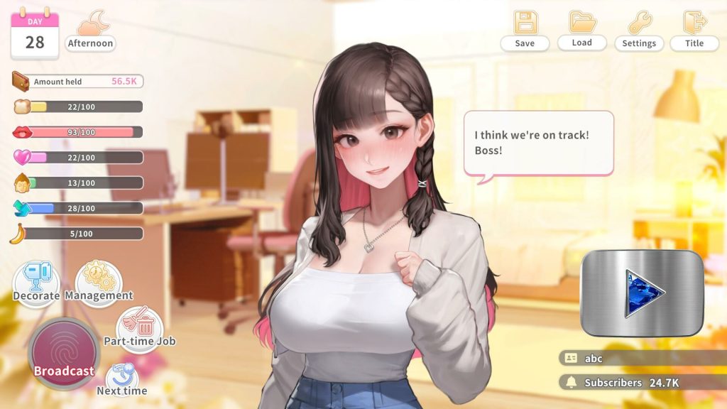 图片[3]-【仅PC/亚洲风SLG/新作] 直播开始！VTuber 训练 Streaming ON! VTuber Training 官中步兵版 [700M/百度]-ACG游戏网