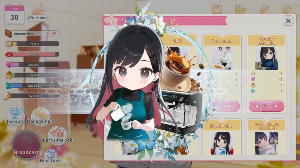 图片[4]-【仅PC/亚洲风SLG/新作] 直播开始！VTuber 训练 Streaming ON! VTuber Training 官中步兵版 [700M/百度]-ACG游戏网